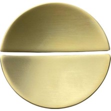 TeknoKapsül 4716 Yarım Daire Kulp Oval Branch Renk Tek Adet 32 mm A Tek Ebat SSY4716 0032 GB