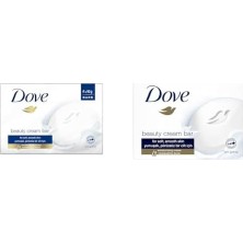 TeknoKapsül Beauty Cream Bar Katı Güzellik Sabunu Nemlendirici Etkili, (4 x 90 G)(1) Beauty