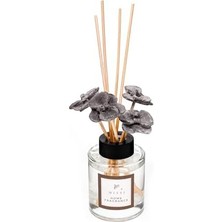 TeknoKapsül Mi̇ssi̇ 100 ml Gri Orkide Taş Bambu Çubuklu Vanilya Oda Kokusu