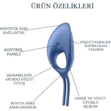 TeknoKapsül Esnek Güçlü 12 Farklı Güçlü Titreşim Modlarına Sahip Ayarlanabilir Halkası