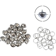 TeknoKapsül Büyük Boy Tasma Zili 24 Adet Çap 14 mm Hobi Zili Çıngırak Zil