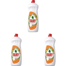 TeknoKapsül Temiz & Ferah Sıvı Bulaşık Deterjanı 650 ml Portakal Kokulu 3lü Paket
