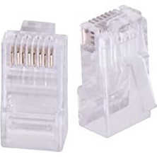 TeknoKapsül QPORT-Q-J600Y Yeni Nesil Cat6 50 Adet Rj-45 Konnektör