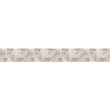 TeknoKapsül Mutfak Tezgah Arası Folyo Kaplama Folyosu Kahverengi Desen 60X500 cm