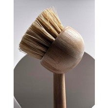 TeknoKapsül Bambu Bulaşik Firçasi Si̇sal Li̇fli̇ - Temmi̇z Bamboo Dish Brush With Sisal Fiber