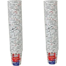 TeknoKapsül Karton Bardak, 180 Ml, Sızdırmazlık Garantili, 100 Adet