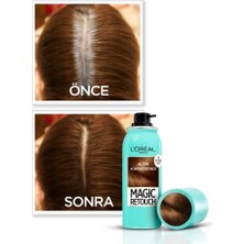 TeknoKapsül Retouch Beyaz Dipleri Kapatıcı Sprey 75 ml - Altın Kahverengi (3 Paketi)