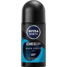 TeknoKapsül Men Erkek Roll-On Deodorant Deep Beat 50 Ml, 72 Saat Ter Ter Kokusuna Karşı Anti Perspirant Koru