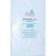 TeknoKapsül Beyaz Kil Öğütülmüş Doğal Saf Naturel 500 gr Paket