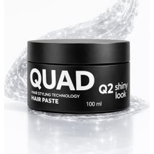 TeknoKapsül Quad Q2 Shiny Look Saç Şekillendirici Pasta - Parlak Görünüm - Güçlü Tutucu - - 100 ml
