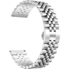 TeknoKapsül - Gtr 47MM 22MM Metal Kordon 36 Gümüş Kordon
