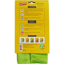 TeknoKapsül Mikrofiber & Kir Sökücü Mutfak Bezi Tekli, Çift Taraflı Hızlı Kuruyan Mikrofiber Mutfak Temizli