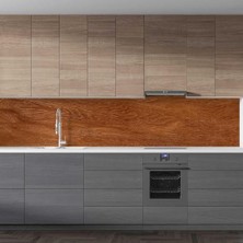 TeknoKapsül Mutfak Tezgah Arası Folyo Kaplama Folyosu Doğal Ahşap 60X100 cm