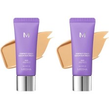 TeknoKapsül Yaşlanma Karşıtı Bakım Aydınlık Görünüm Sunan M Perfect Cover Bb Cream (No:27) (2 Paketi)