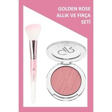 TeknoKapsül Devobis Angled Blush Brush - Açılı Allık Fırçası Powder Blush No:13 Allık Seti