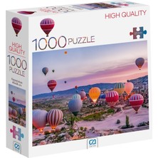 TeknoKapsül Kapadokya 1000 Parça 2,2mm Kalınlık 48X68CM Profesyonel Hobi Puzzle Yapboz Serisi