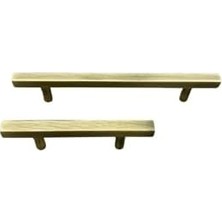 TeknoKapsül 8807 Kulp Mat Altın Renk 128 mm Mat Altın Tek Ebat SSY8807 0128 Bb