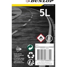 TeknoKapsül Dunlop DUN104 Hortumlu Benzin Bidonu 5 Litre Siyah
