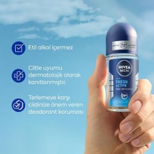 TeknoKapsül Men Erkek Roll On Deodorant 50 Ml,terlemeye Karşı 72 Saat Koruma,okyanus Özleri Kokusu,uzun Süren F