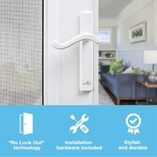 TeknoKapsül Products VBA213WH Bayfield Stili Yüzey Mandalı, Beyaz