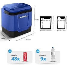 TeknoKapsül CLT33 12VOLT/230VOLT Ac/dc 33 Litre /soğuk Oto Buzdolabı