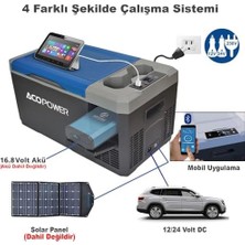 TeknoKapsül Acopower V18 12/24/220VOLT 18LITRE Kompresörlü Oto Buzdolabı (Akü Dahil Değildir)