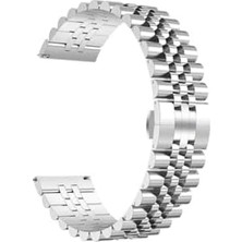 TeknoKapsül - 2 42MM Kordon 20MM Metal Kordon 36 Gümüş