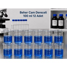 Labolist Beher Cam Dereceli 100 ml  12 Adet