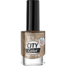 TeknoKapsül City Fall& No: 302 Glitter - Kış Koleksiyonu Işıltılı Oje 10.2 ml