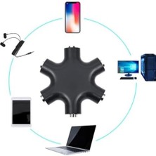 TeknoKapsül 6'li, 3.5mm, Aux, Çoklayıcı