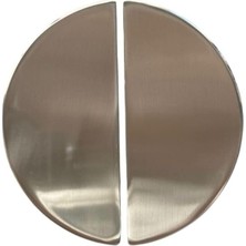 TeknoKapsül 4716 Yarım Daire Kulp Oval Renk Tek Adet 16 mm Tek Ebat SSY4716 0016 Nb