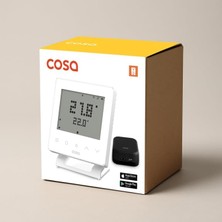 TeknoKapsül Akıllı Oda Termostatı Kablosuz Kombi V5 (Beyaz)
