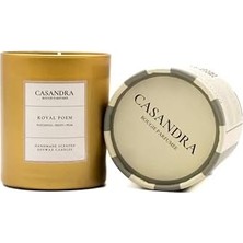 TeknoKapsül Casandra Poemsoya Mum – Patchouli & Şakayık & Kokulu Dekoratif Aromaterapi Mum