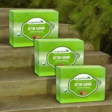TeknoKapsül Doğal Bıttım Sabunu 140 gr x 3 Adet Saç Dökülmesine Karşı Tüm Saç Cilt Tipleri Için