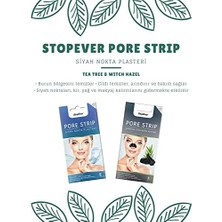TeknoKapsül Stopever Pore Strip Siyah Nokta Bandı – 2'li Paket (Charcoal + Tea Tree) | Siyah Nokta Karşıtı | Gö