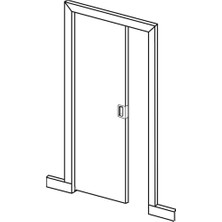 TeknoKapsül N 6619 Kapı Roller Montaj, 1 – 1/4, Plastik, Dış Bükey, Çelik Bilya Yatağı