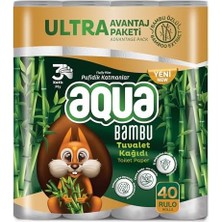 TeknoKapsül Aqua Bambu 40'lı Tuvalet Kağıdı