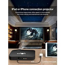 TeknoKapsül L8-Hl Ipad Lightning To 4K 1080P Hd HDMI Lightning Pd Çevirici Hub Adaptör