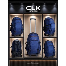 CLK Sports Master Pack Lux Çekçekli Tekerlekli , Dağcı Seyahat Laptop Bölmeli , Sırt Çantası