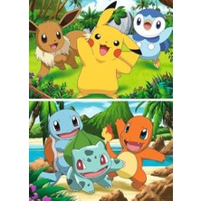 TeknoKapsül 2X24 Parça Pokemon Puzzle