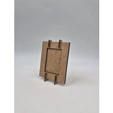 Mu Art Ahşap 10 Adet Ahşap Fotoğraf Çerçevesi Masaüstü Resim Çerçevesi Ayaklı 11X9 cm