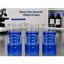 Labolist Beher Cam Dereceli 1000ML  6 Adet