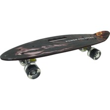 Kaia Life Desenli Orta Boy Işıklı Kaykay 60 cm