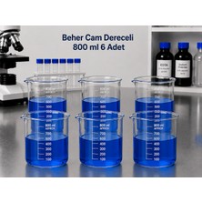 Labolist Beher Cam Dereceli 800ML  6 Adet