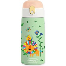 SipnJoy - Sipsquad Çocuk Su Termosu | 480 ml - Lively Roar (2 Adet)