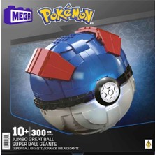 TKÇ HMW04 Mega Pokémon™ Jumbo Pokeball 299 Parça +10 Yaş