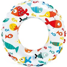 Intex Baskılı Simit 51 cm Asortili (4 Adet)
