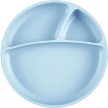 OiOi Porsiyon Vakumlu Mama Tabağı Mineral Blue (2 Adet)