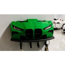 Maya 3d Studio 1/16 Ölçekli Araba Görünümlü Duvar Anahtarlığı