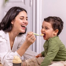 122 Wee Baby Mama Kaşığı 2 Li Yeşil-Turuncu (5 Adet)